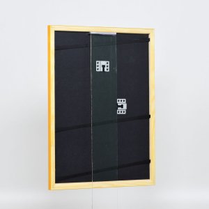 Efektný drevený rám profil 89 svetlohnedý 10,5x14,8 cm antireflexné sklo