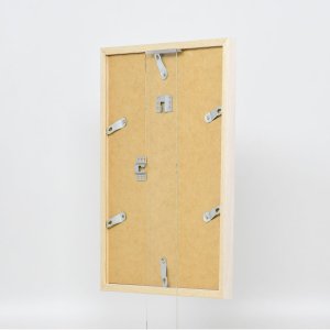 Efektný drevený rám profil 33 biely 10,5x14,8 cm akrylové sklo
