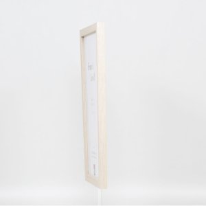 Efektný drevený rám profil 33 biely 10,5x14,8 cm akrylové sklo