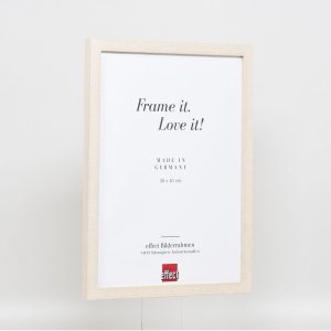 Efektný drevený rám profil 33 biely 10,5x14,8 cm akrylové sklo