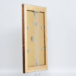 Efektný drevený rám 2400 hnedý 10,5x14,8 cm antireflexné sklo