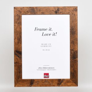 Efektný drevený rám 2400 hnedý 10,5x14,8 cm antireflexné sklo