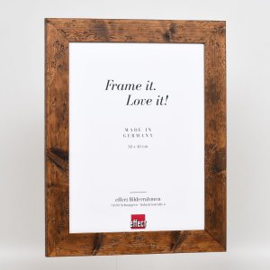Efektný drevený rám 2400 hnedý 10,5x14,8 cm antireflexné sklo