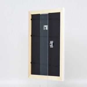 Efekt drevený barokový rám profil 37 biely 10,5x14,8 cm akrylové sklo