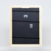 Efekt drevený barokový rám profil 37 biely 10,5x14,8 cm akrylové sklo