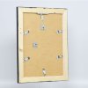 Efektný rám na obrazy z masívneho dreva 2240 čierny 10,5x14,8 cm múzejné sklo
