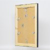 Efektný rám na obrazy z masívneho dreva 2240 čierny 10,5x14,8 cm akrylové sklo