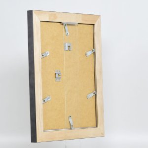 Efektný rám z masívneho dreva profil 28 zlatý 10,5x14,8 cm číre sklo
