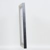 Efektný rám z masívneho dreva profil 28 strieborný 10,5x14,8 cm múzejné sklo