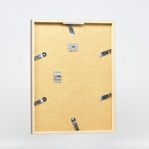Efektný drevený rám profil 35 hnedý 13x13 cm antireflexné sklo