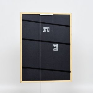 Efektný rám z masívneho dreva profil 22 hnedozlatý 13x13 cm akrylové sklo