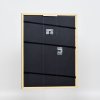 Efektný rám z masívneho dreva profil 22 hnedozlatý 13x13 cm akrylové sklo