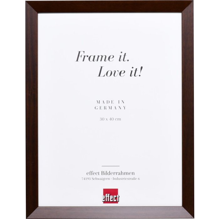 Efekt drevený rám Top N palisander 13x13 cm normálne sklo