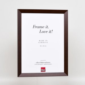 Efekt drevený rám Top N palisander 13x13 cm normálne sklo