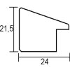 Efekt drevený rám Top N palisander 13x13 cm normálne sklo