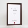 Efekt drevený rám Top N palisander 13x13 cm normálne sklo