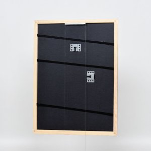 Efektný drevený rám profil 32 svetlohnedý 13x13 cm múzejné sklo