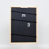 Efektný drevený rám profil 32 svetlohnedý 13x13 cm múzejné sklo