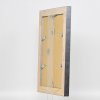 Efektný rám z masívneho dreva profil 28 strieborný 13x13 cm akrylové sklo