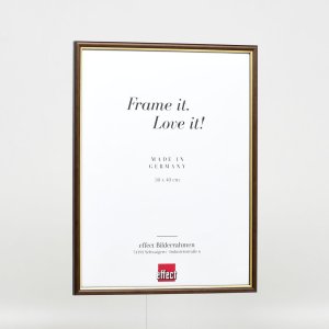 Efekt drevený rám profil 23 orech hnedý 13x18 cm antireflexné sklo