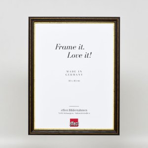 Efekt drevený rám profil 21 orech hnedý 13x18 cm antireflexné sklo