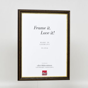 Efekt drevený rám profil 21 orech hnedý 13x18 cm antireflexné sklo