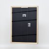 Efektný drevený rám profil 2070 múzejné sklo 13x18 cm strieborný