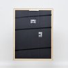 Efektný drevený rám profil 2070 múzejné sklo 13x18 cm strieborný