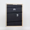 Efektný drevený rám profil 2070 múzejné sklo 13x18 cm strieborný