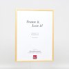 Efekt rám z masívneho dreva profil 20 čierny 14,8x21 cm normálne sklo