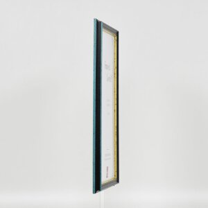 Efekt drevený rám profil 21 modrý 14,8x21 cm normálne sklo