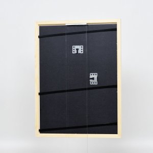 Efektný drevený rámový profil 89 biely 14,8x21 cm antireflexné sklo