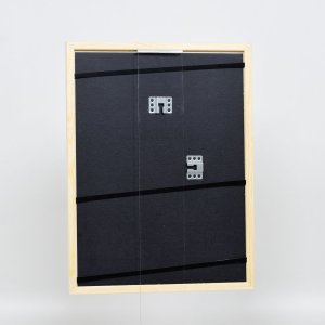 Efektný drevený rámový profil 89 biely 14,8x21 cm antireflexné sklo