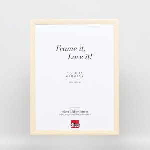 Efektný drevený rámový profil 89 biely 14,8x21 cm antireflexné sklo