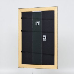Efektný drevený rám profil 94 strieborný 14,8x21 cm akrylové sklo