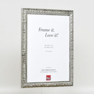 Efektný drevený rám profil 94 strieborný 14,8x21 cm akrylové sklo