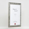 Efektný drevený rám profil 94 strieborný 14,8x21 cm akrylové sklo