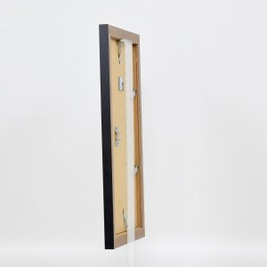 Efektný obrazový rám 2319 strieborný vysoký lesk 14,8x21 cm múzejné sklo