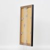 Efektný obrazový rám 2319 strieborný vysoký lesk 14,8x21 cm múzejné sklo