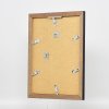 Efektný obrazový rám 2319 strieborný vysoký lesk 14,8x21 cm múzejné sklo