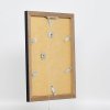 Efektný obrazový rám 2319 strieborný vysoký lesk 14,8x21 cm múzejné sklo