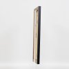 Efektný obrazový rám 2319 strieborný vysoký lesk 14,8x21 cm múzejné sklo