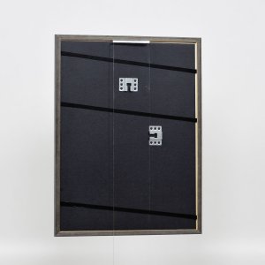 Efektný rám z masívneho dreva profil 25 zelený 15x20 cm číre sklo