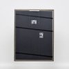 Efektný rám z masívneho dreva profil 25 zelený 15x20 cm číre sklo