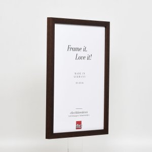 Efektný drevený rám profil 33 wenge 15x20 cm normálne sklo