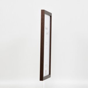 Efektný drevený rám profil 33 wenge 15x20 cm normálne sklo