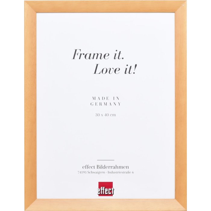 Efektný drevený rám Top N breza 15x20 cm antireflexné sklo