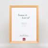 Efektný drevený rám Top N breza 15x20 cm antireflexné sklo