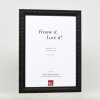 Efektný drevený rám profil 94 čierny 15x20 cm normálne sklo