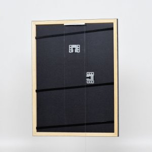Efektný drevený rám profil 38 sivý 15x20 cm múzejné sklo